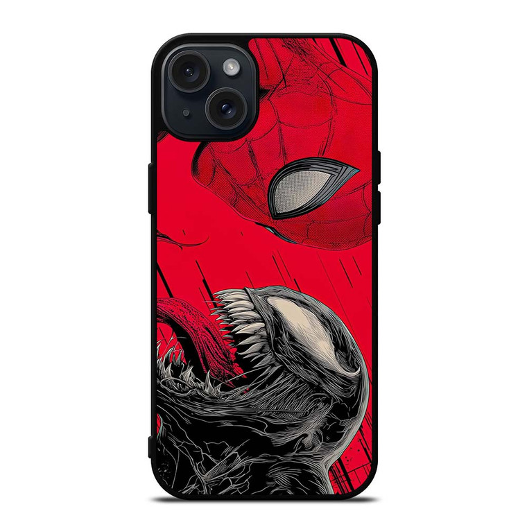 SPIDERMAN VS VENOM MARVEL iPhone 15 Plus Case