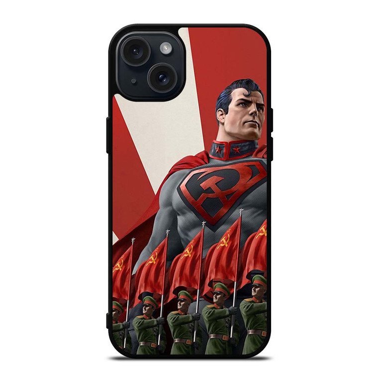 SUPERMAN RED SON DC COMICS iPhone 15 Plus Case