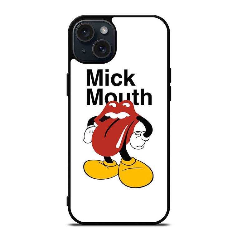 THE ROLLING STONES MICK MOUTH iPhone 15 Plus Case