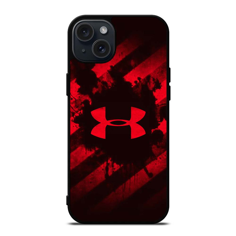 UNDER ARMOUR RED STRIPE LOGO iPhone 15 Plus Case
