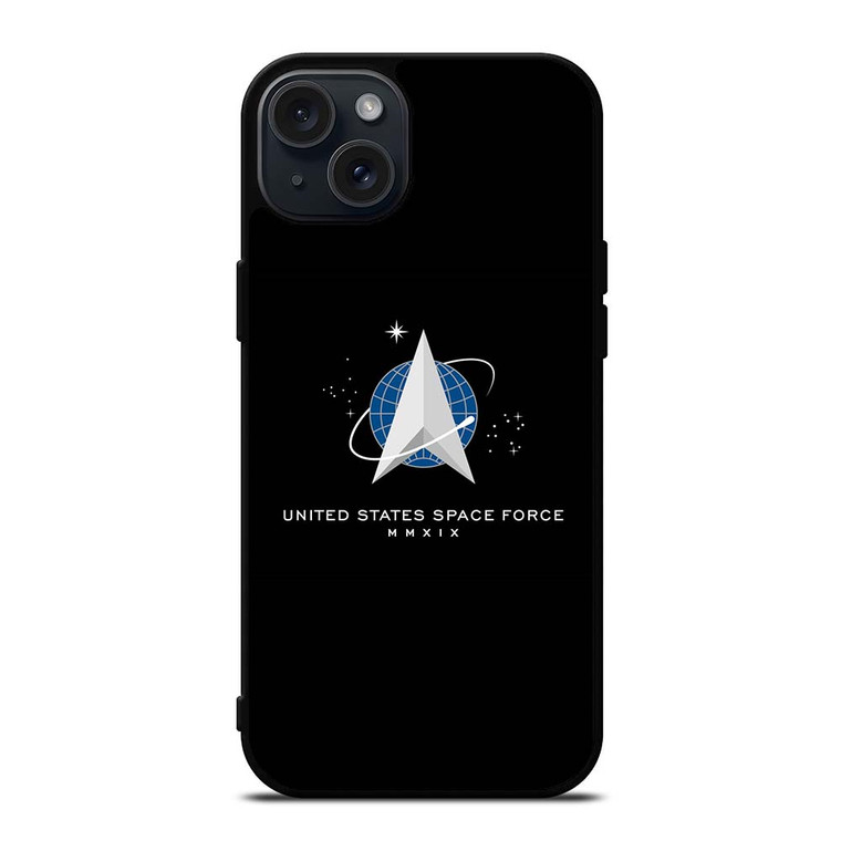 UNITED STATES SPACE FORCE LOGO MMXIX iPhone 15 Plus Case