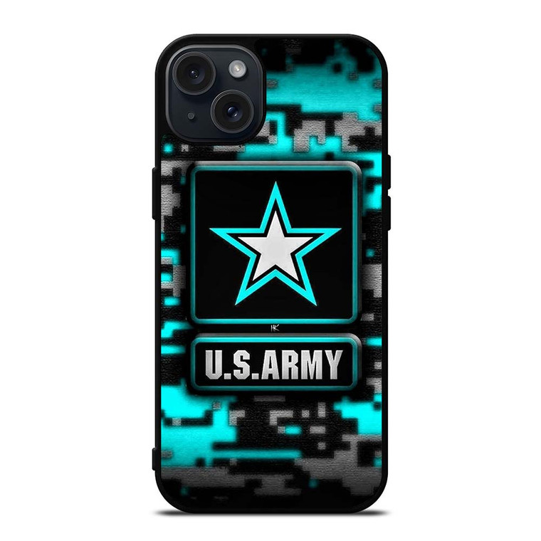 US ARMY LOGO GLOW iPhone 15 Plus Case