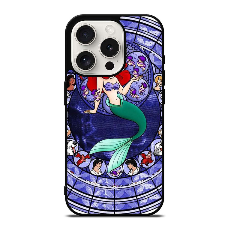 ARIEL THE LITTLE MERMAID ART GLASSES iPhone 15 Pro Case