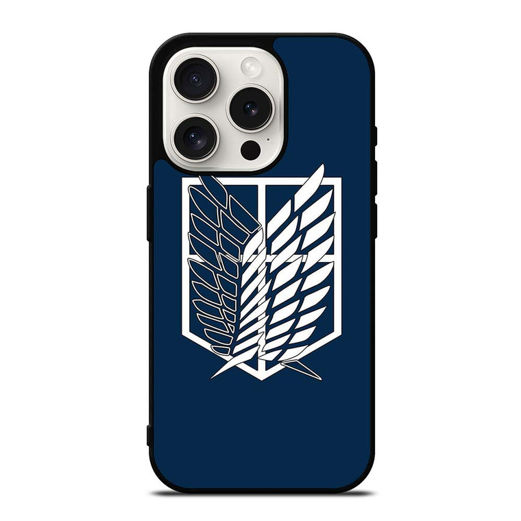 ATTACK ON TITAN SYMBOL WINGS OF FREEDOM iPhone 15 Pro Case
