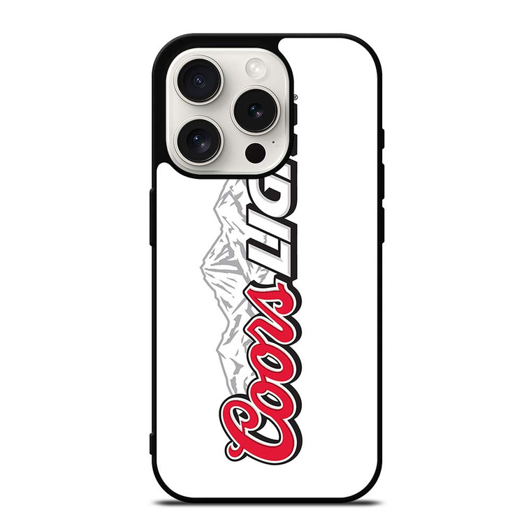 COORS LIGHT BEER LOGO iPhone 15 Pro Case