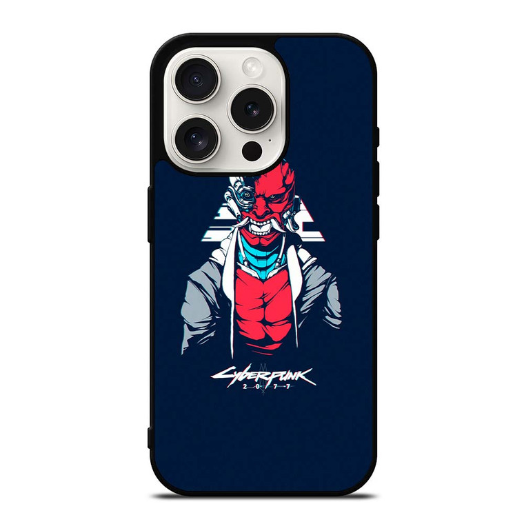 CYBERPUNK 2077 DARK BLUE iPhone 15 Pro Case