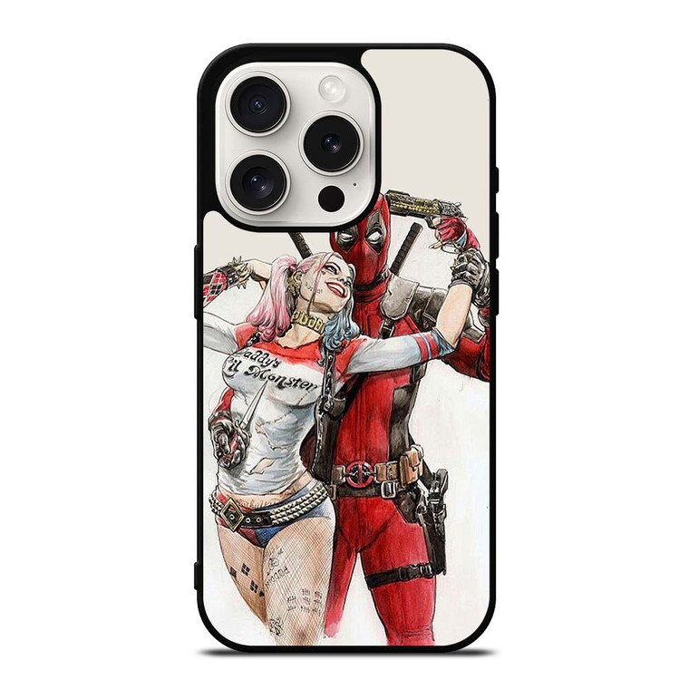 DEADPOOL HARLEY QUINN iPhone 15 Pro Case