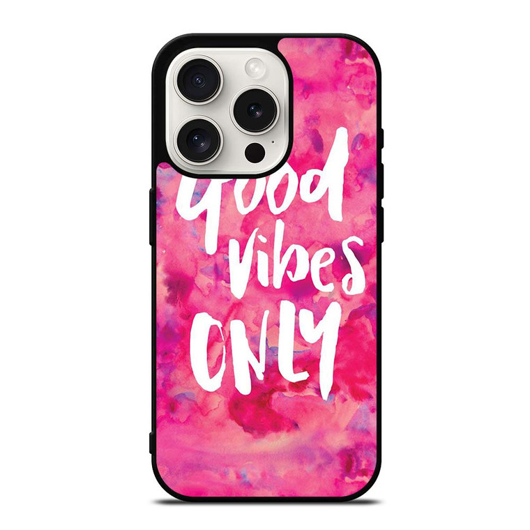 GOOD VIBES ONLY MARBLE 2 iPhone 15 Pro Case