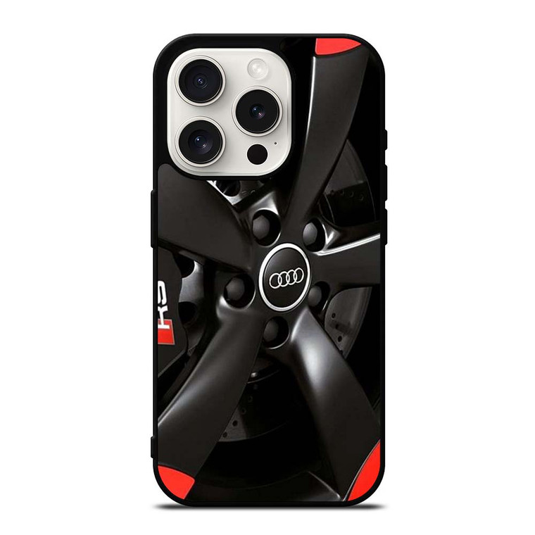 AUDI CAR LOGO RIM EMBLEM iPhone 15 Pro Case