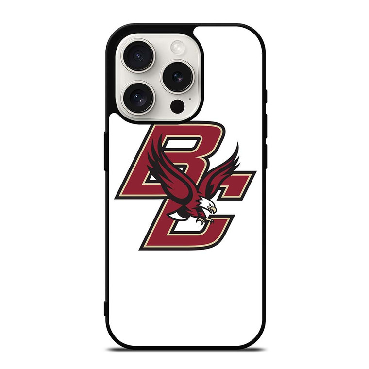 BOSTON COLLEGE EAGLES HOCKEY UNIVERSITY TEAM LOGO iPhone 15 Pro Case
