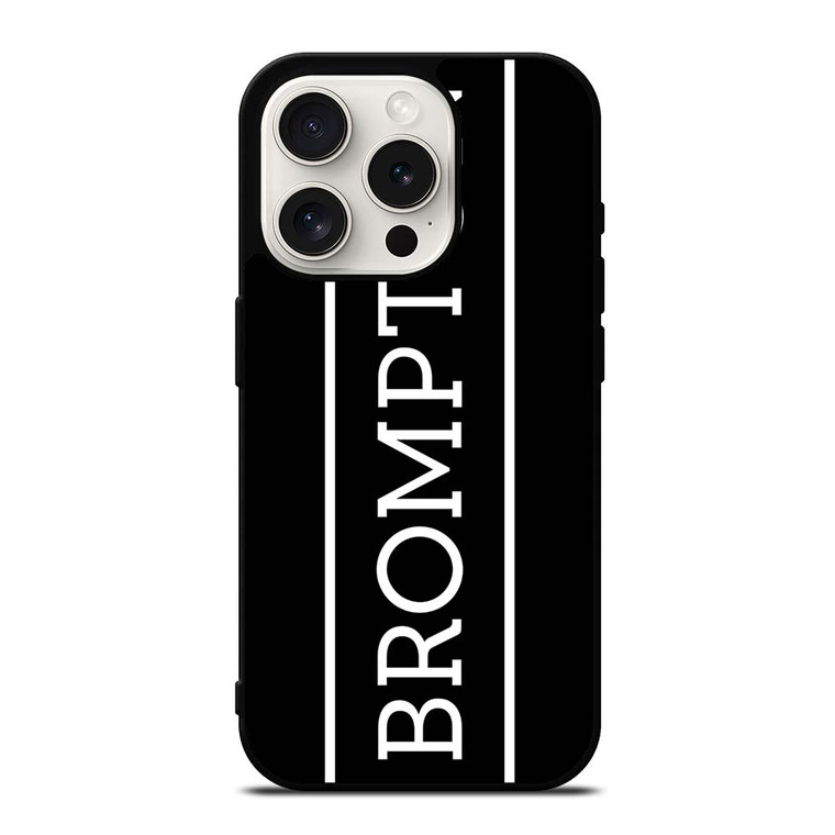 BROMPTON BIKE BLACK LOGO iPhone 15 Pro Case