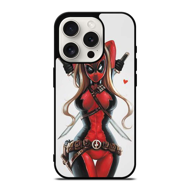 DEADPOOL GIRL SEXY iPhone 15 Pro Case