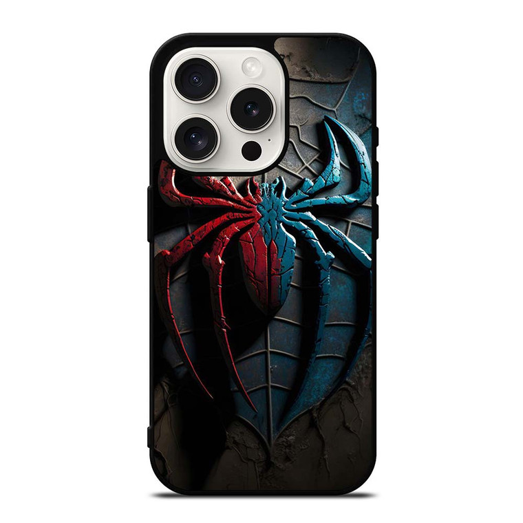 MARVEL SPIDERMAN ART EMBLEM iPhone 15 Pro Case