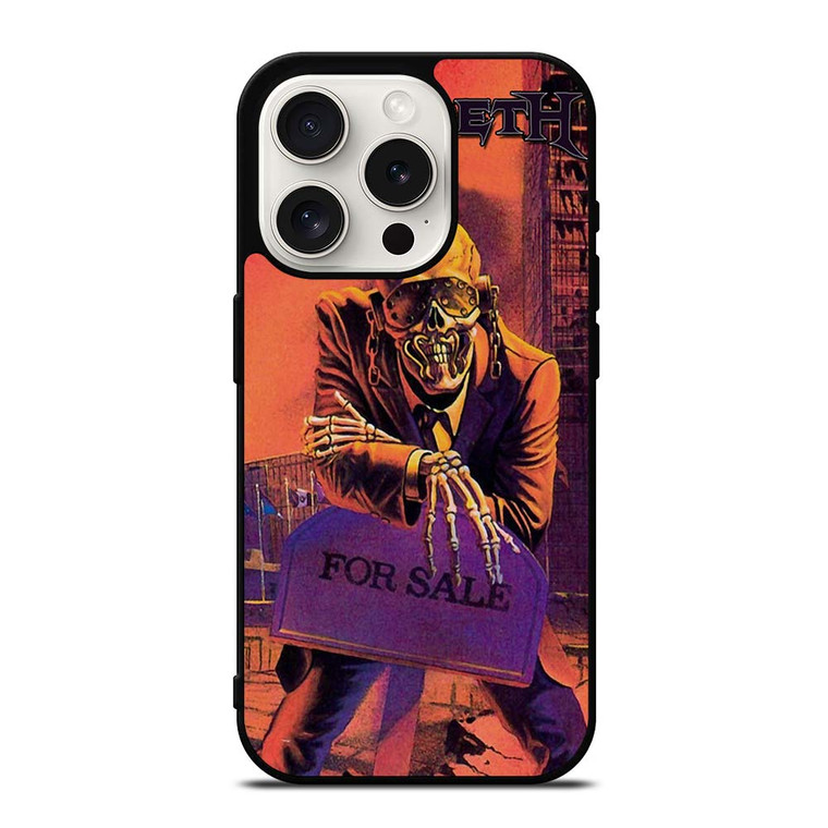 MEGADETH FOR SALE iPhone 15 Pro Case