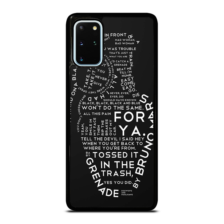 BRUNO MARS LYRICS Samsung Galaxy S20 Plus Case