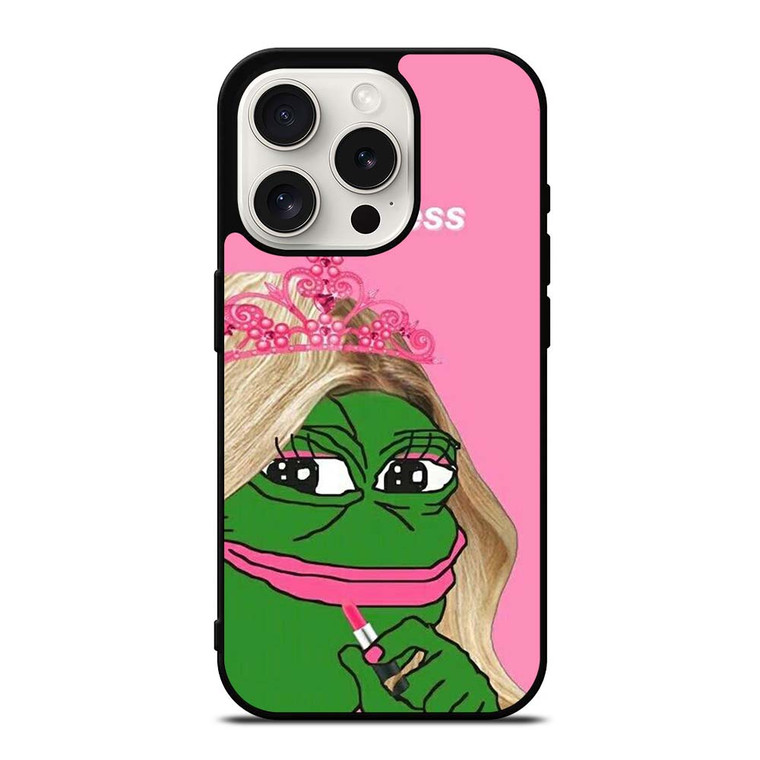 PEPE THE FROG PRINCESS iPhone 15 Pro Case
