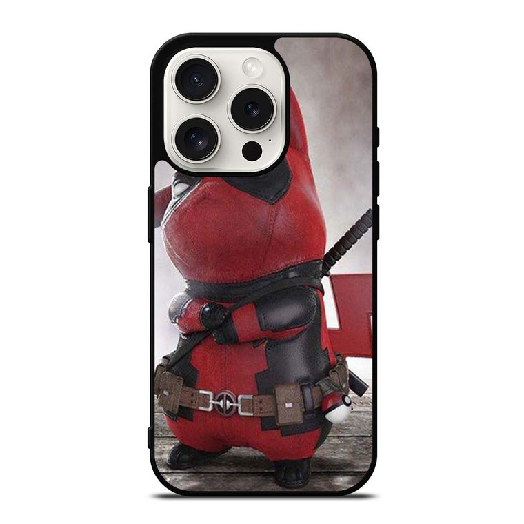 PIKACHU POKEMON DEADPOOL iPhone 15 Pro Case