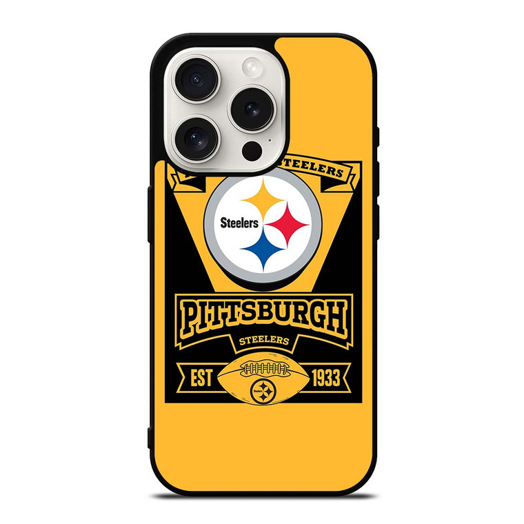 PITTSBURGH STEELERS 1933 iPhone 15 Pro Case