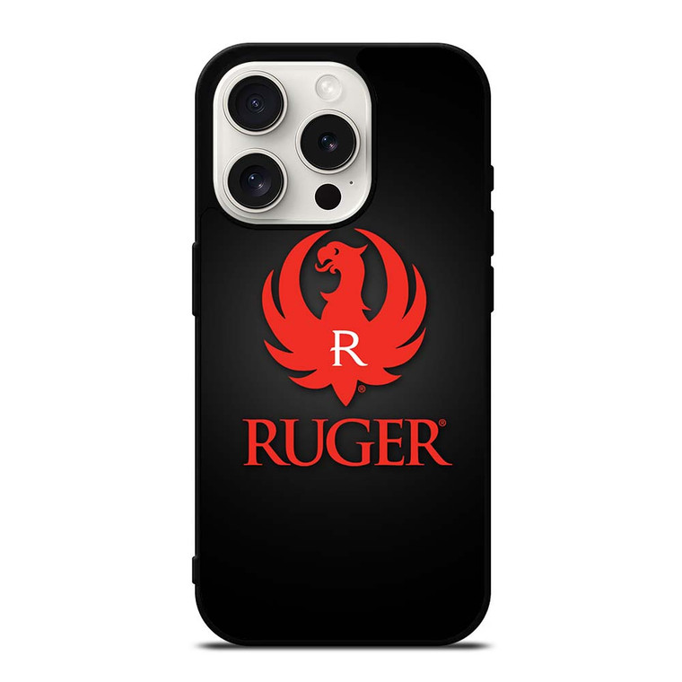 STURM RUGER FIREARM WEAPON LOGO iPhone 15 Pro Case