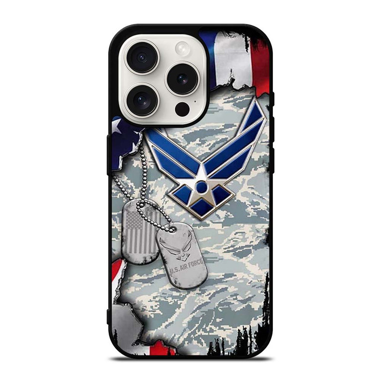 US AIR FORCE UNITED STATES FLAG iPhone 15 Pro Case