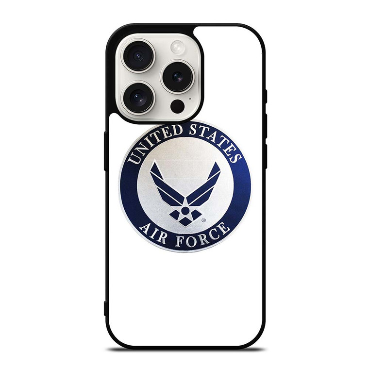 US UNITED STATES AIR FORCE LOGO iPhone 15 Pro Case
