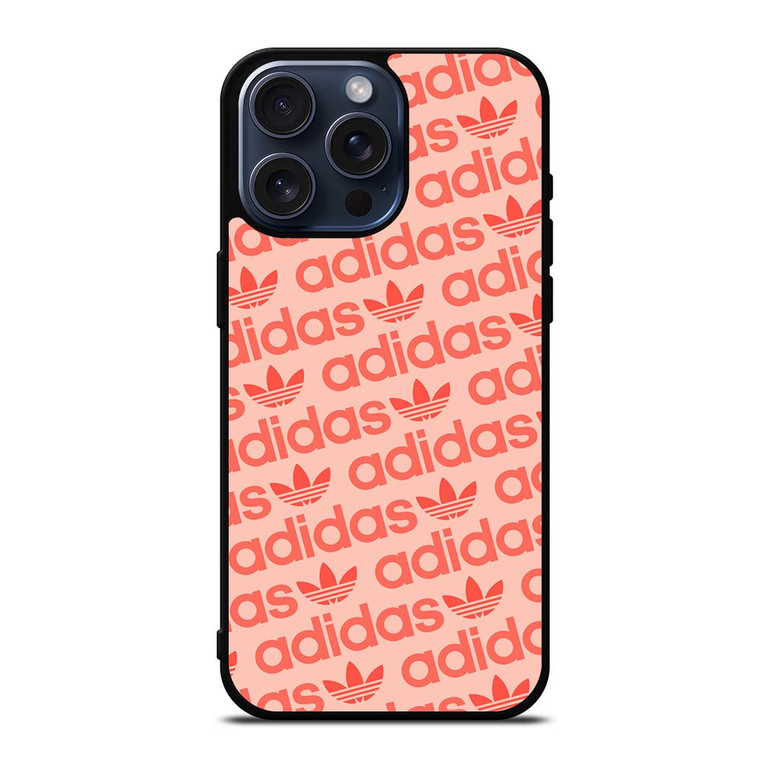 ADIDAS PINK PATTERN iPhone 15 Pro Max Case