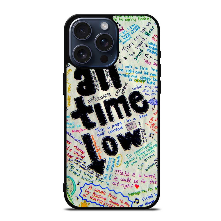 ALL TIME LOW COLOUR iPhone 15 Pro Max Case