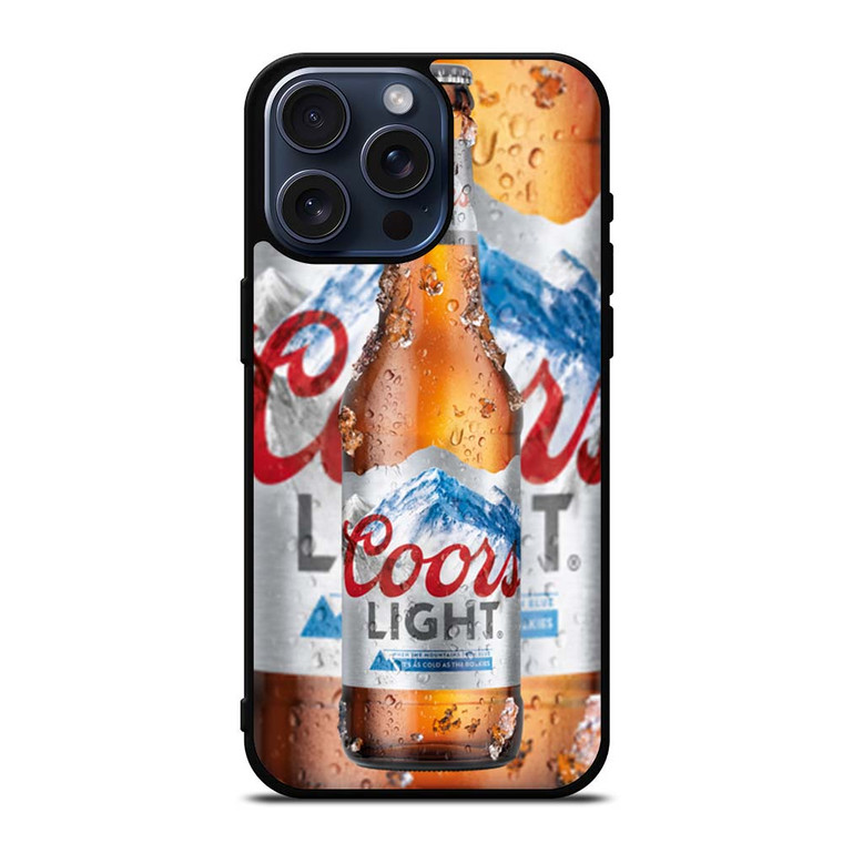 COORS LIGHT BEER BOTTLE iPhone 15 Pro Max Case