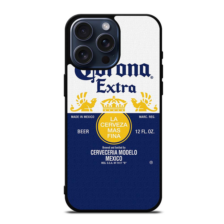 CORONA BEER MADE IN MEXICO iPhone 15 Pro Max Case