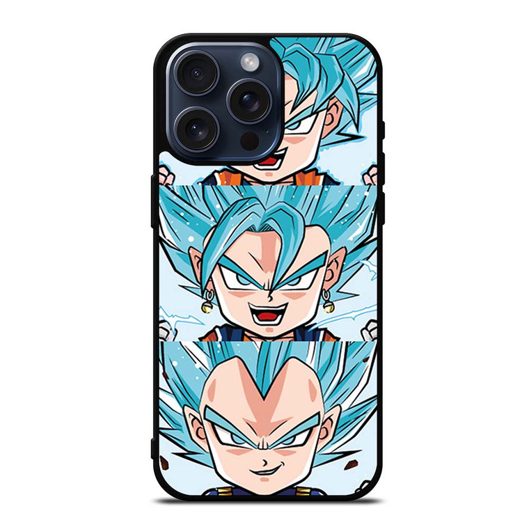 GOKU AND VEGETA CUTE DRAGON BALL iPhone 15 Pro Max Case