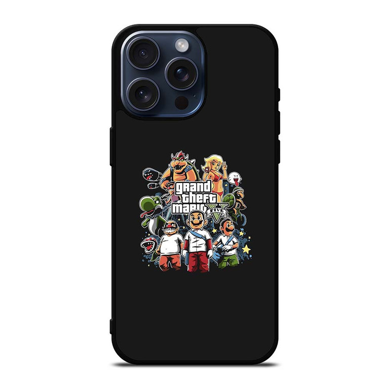 GRAND THEFT AUTO V MARIO BROSS iPhone 15 Pro Max Case