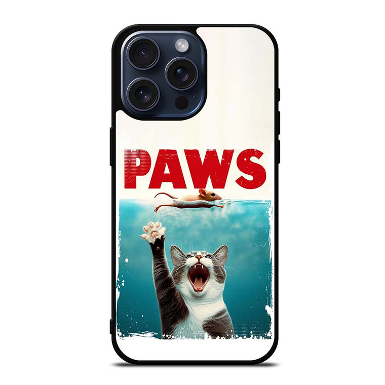 JAWS PAWS PARODY iPhone 15 Pro Max Case