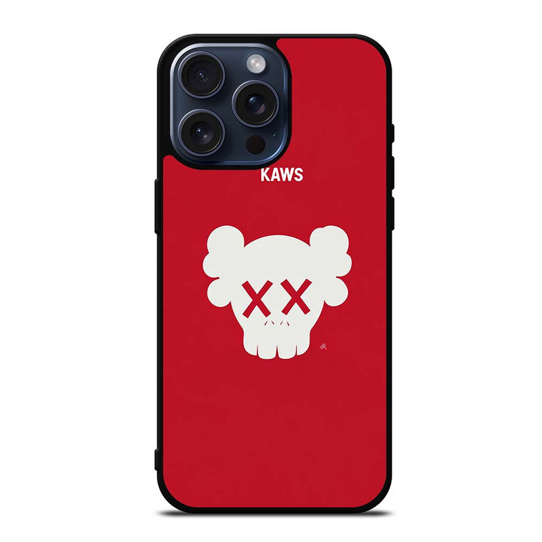 KAWS RED iPhone 15 Pro Max Case