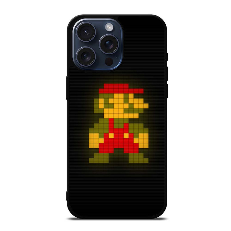MARIO BROS 8 BIT iPhone 15 Pro Max Case
