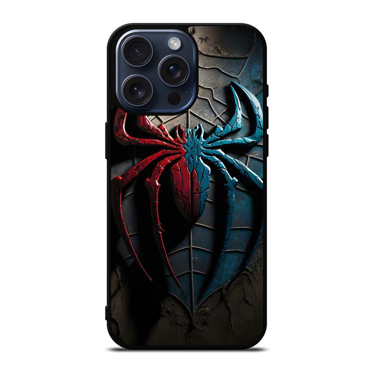 MARVEL SPIDERMAN ART EMBLEM iPhone 15 Pro Max Case