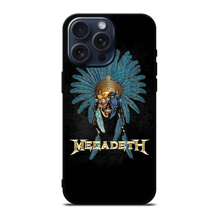 MEGADETH INDIAN LOGO iPhone 15 Pro Max Case