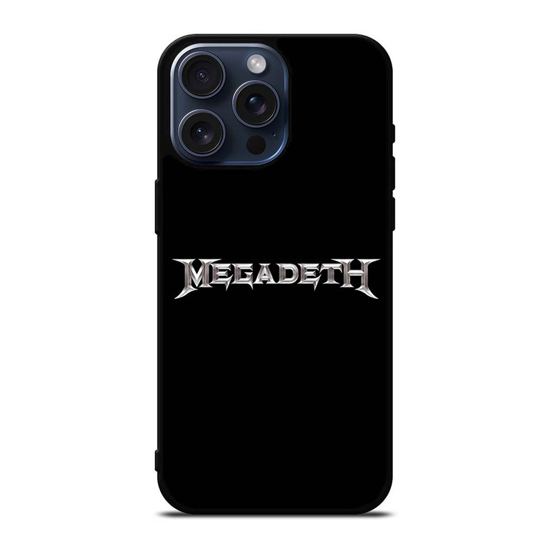 MEGADETH LOGO METAL BAND iPhone 15 Pro Max Case