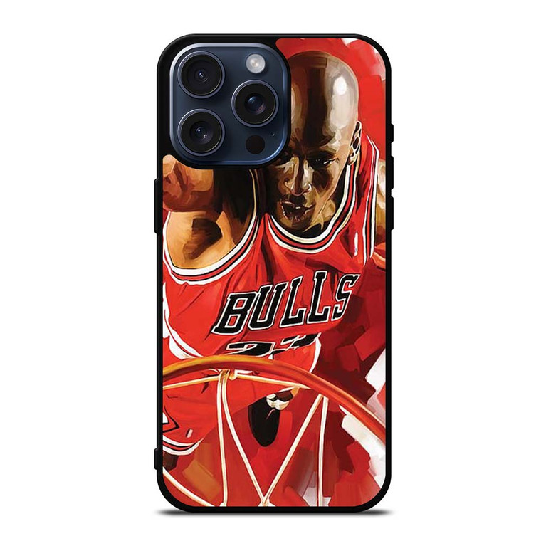 MICHAEL JORDAN ART iPhone 15 Pro Max Case