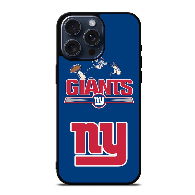 NEW YORK GIANTS NY NFL iPhone 15 Pro Max Case