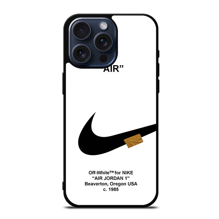 NIKE AIR JORDAN 1 OFF WHITE iPhone 15 Pro Max Case