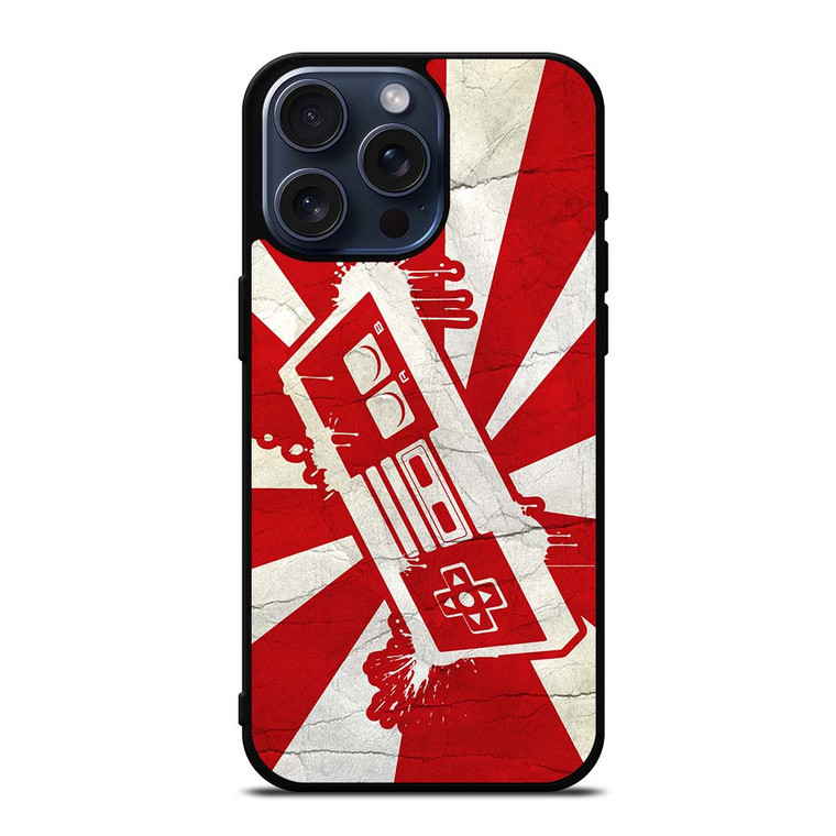 NINTENDO CONTROLLER ART RETRO iPhone 15 Pro Max Case
