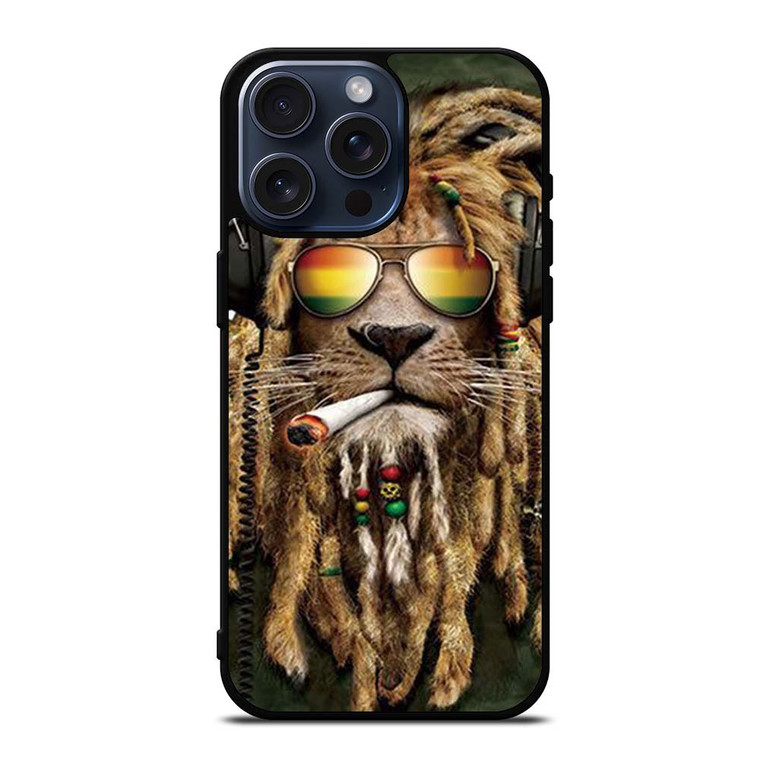 RASTA LION REGGAE BOB iPhone 15 Pro Max Case