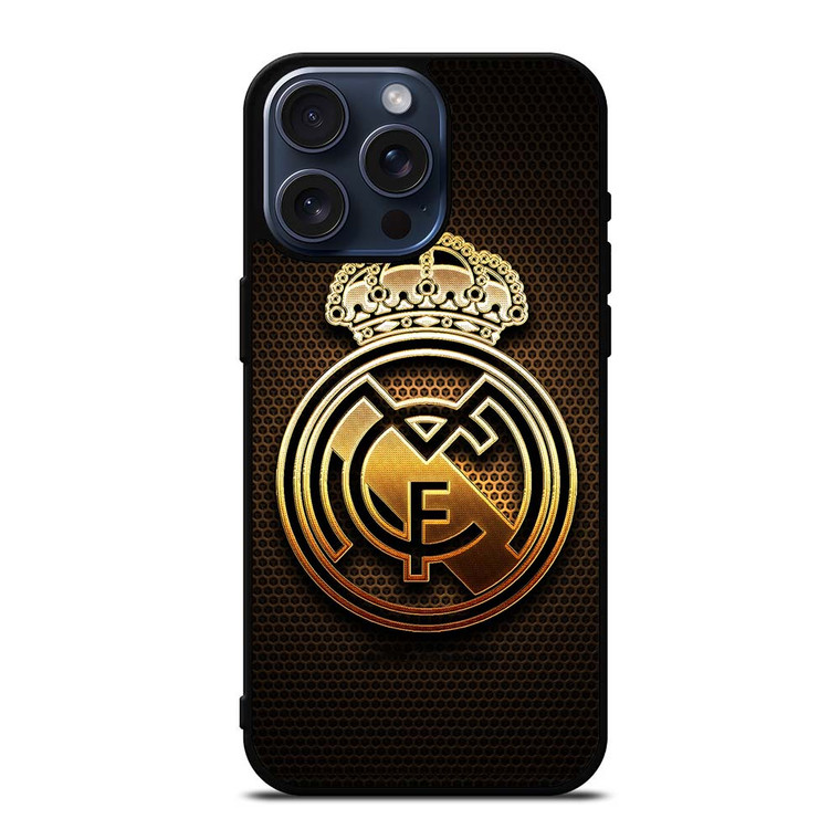 REAL MADRID FC GOLD iPhone 15 Pro Max Case