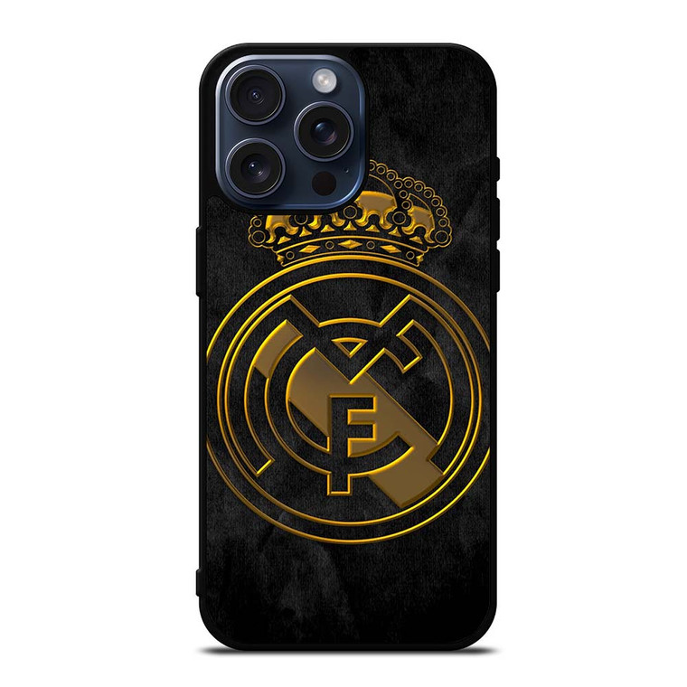 REAL MADRID GOLD iPhone 15 Pro Max Case