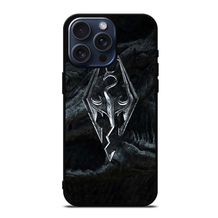 SKYRIM LOGO ELDER SCROLLS iPhone 15 Pro Max Case