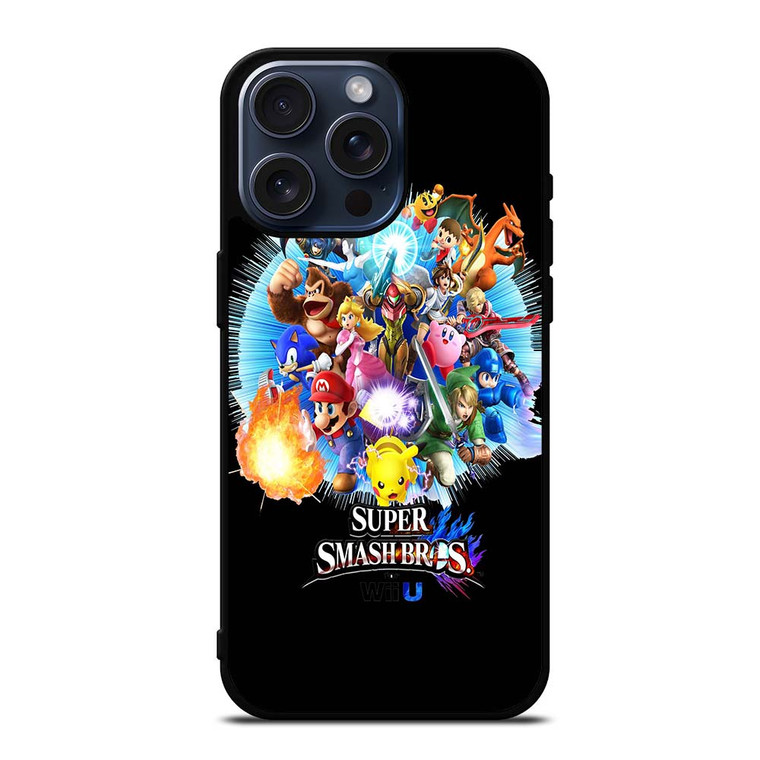 SUPER SMASH BROS WIIU iPhone 15 Pro Max Case