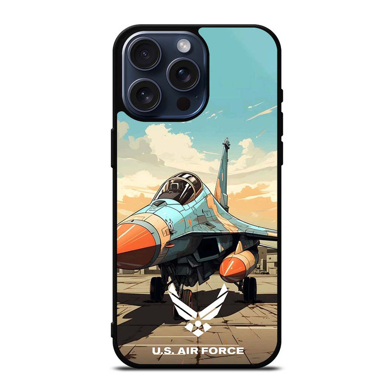 US AIR FORCE FIGHTER PLANE iPhone 15 Pro Max Case