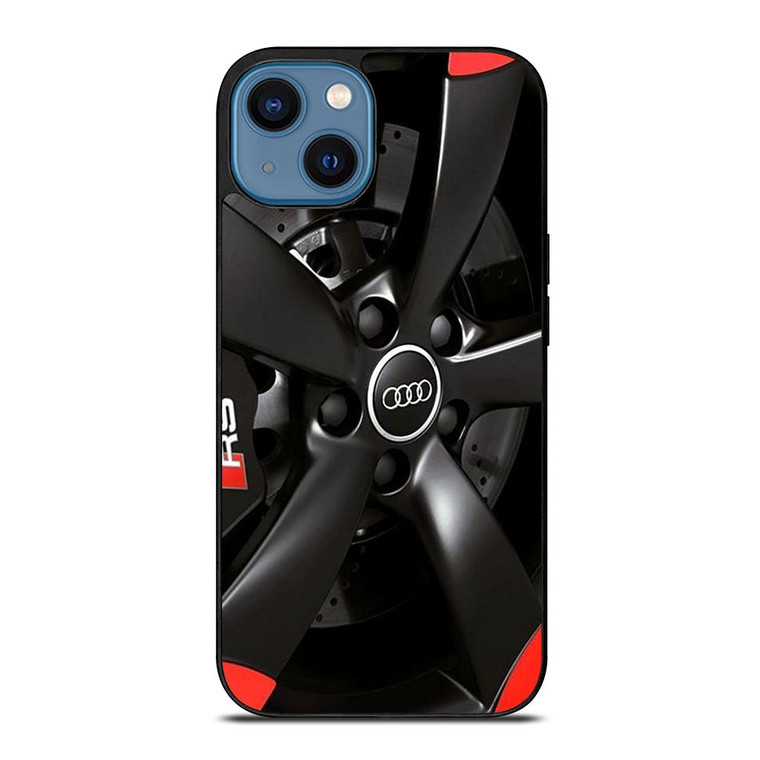 AUDI CAR LOGO RIM EMBLEM.jpg iPhone 14 Case