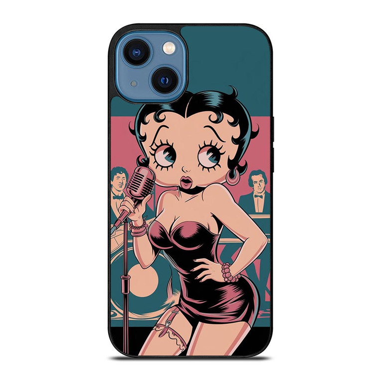 BETTY BOOP SINGING.jpg iPhone 14 Case