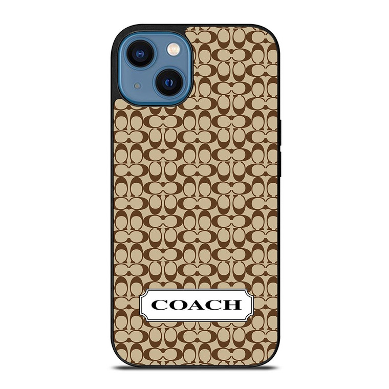 COACH NEW YORK LOGO EMBLEM PATTERN.jpg iPhone 14 Case